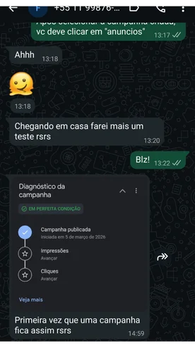 Print de depoimento — ferramenta perfeita